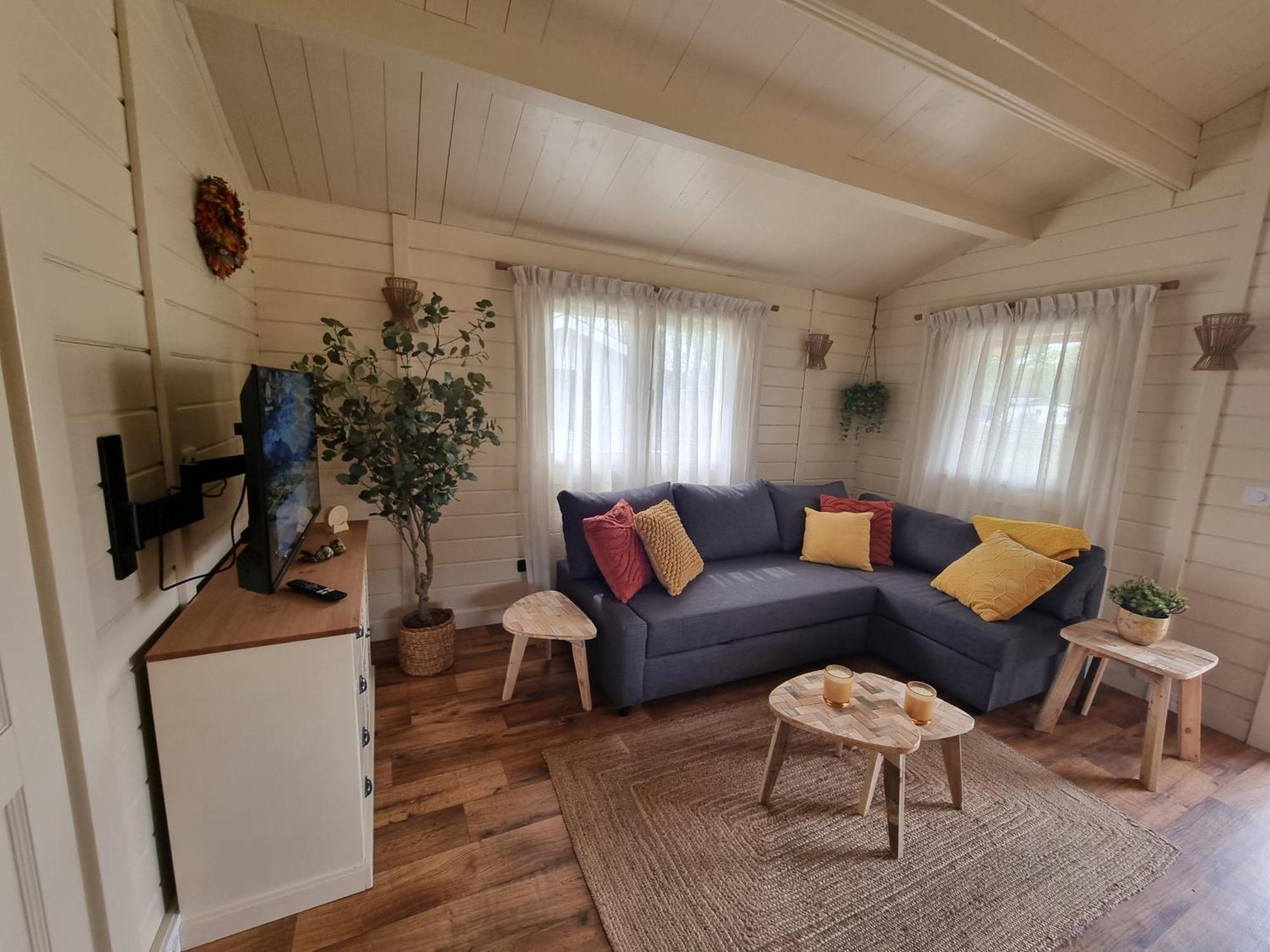 Nieuw - Luxe Blokhut Chalet In Bosrijke Omgeving Anloo Екстериор снимка
