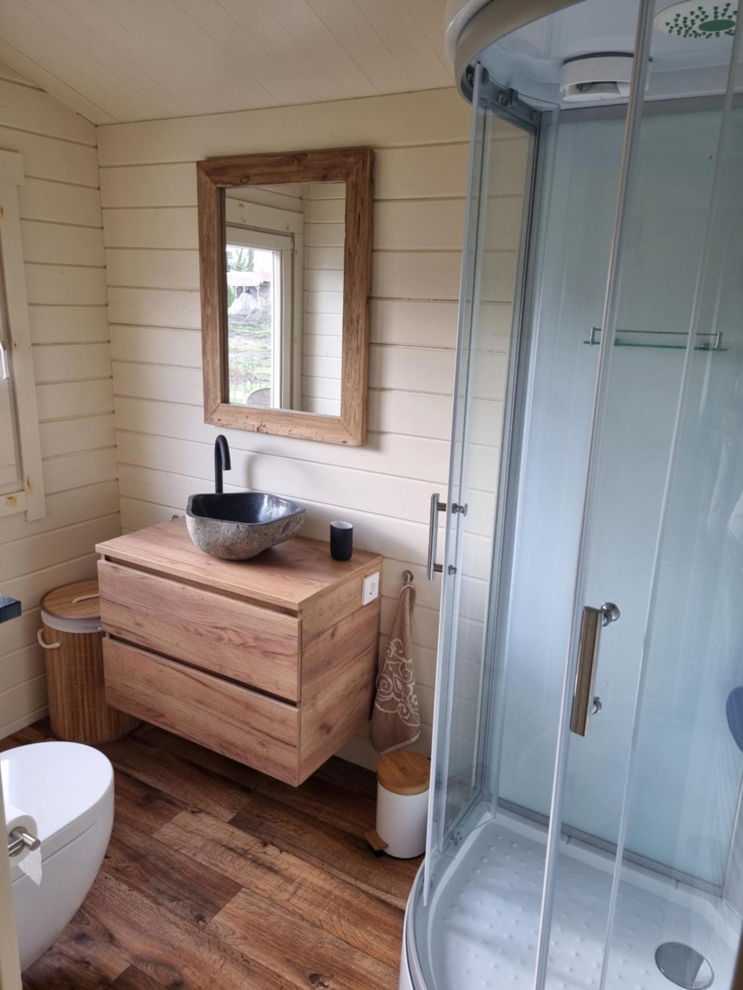 Nieuw - Luxe Blokhut Chalet In Bosrijke Omgeving Anloo Екстериор снимка