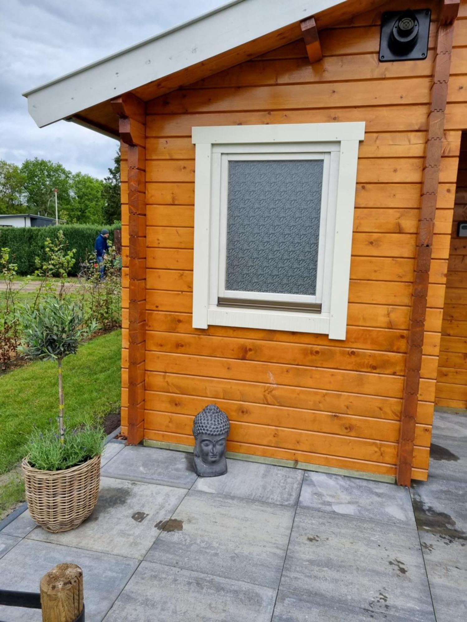 Nieuw - Luxe Blokhut Chalet In Bosrijke Omgeving Anloo Екстериор снимка